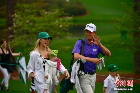 2017美国高尔夫球大师赛的孩子们
