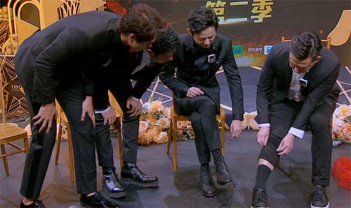 何炅 搞大事 误伤黄磊 现场受伤气场不弱