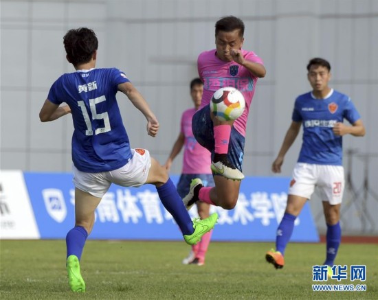 足球--中乙:海口博盈主场获胜--人民网海南频道