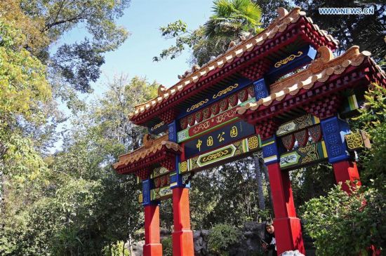 CHILE-SANTIAGO-CHINA-CULTURE-CHINESE GARDEN
