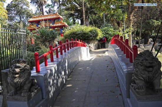 CHILE-SANTIAGO-CHINA-CULTURE-CHINESE GARDEN