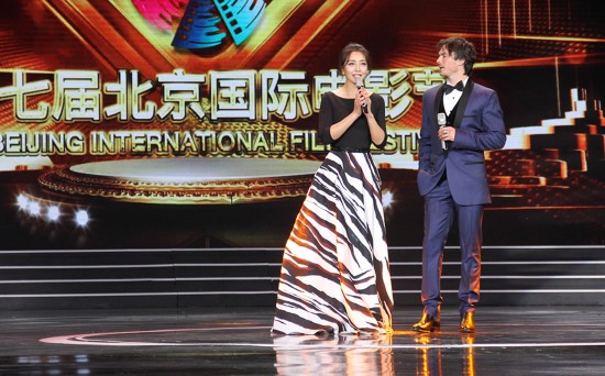 江珊搭档吸血鬼王子 亮相北京国际电影节