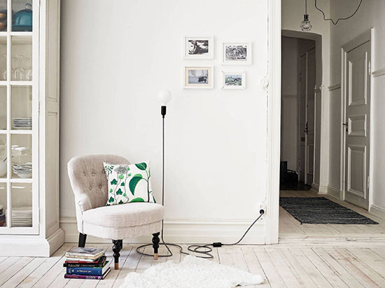 远离尘嚣 纯素优雅的白色系家居