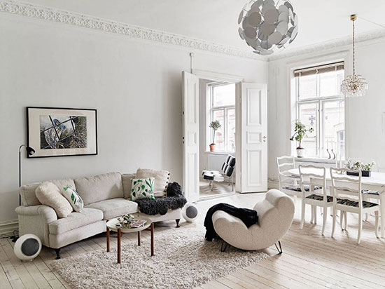 远离尘嚣 纯素优雅的白色系家居