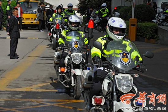 西安交警成立摩托车执法队伍 将快速处置突发