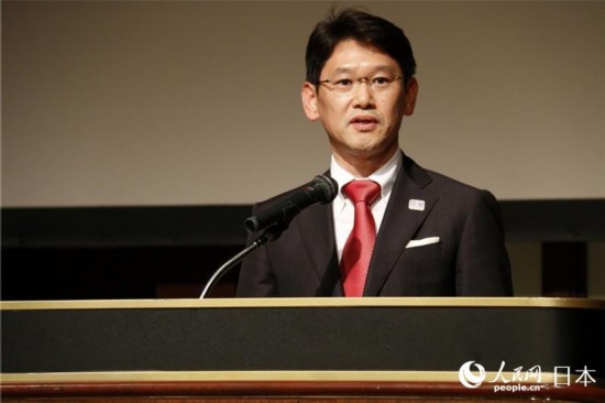 笹川體育財團專務理事渡邊一利致辭