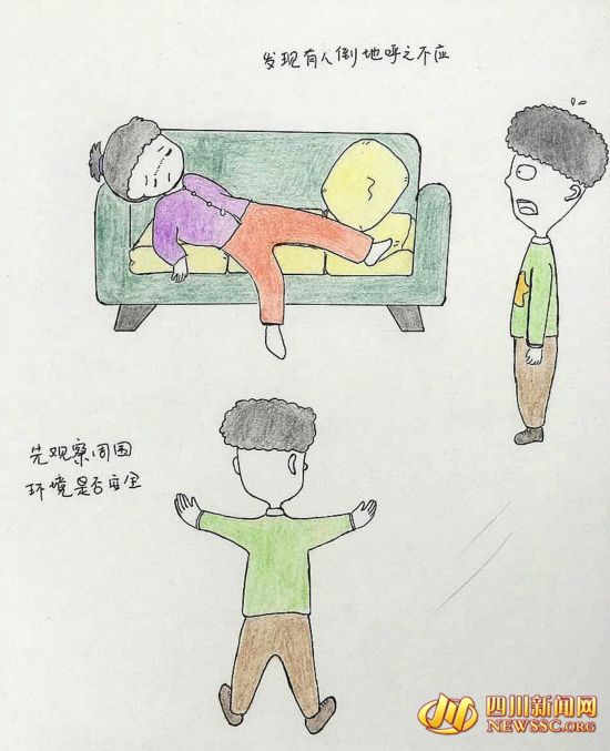自贡美女美女手绘Q版漫画漫画急救知识成网绑架_医生科普图片