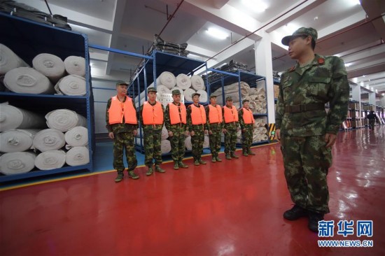 湖南举行防汛抢险应急演练