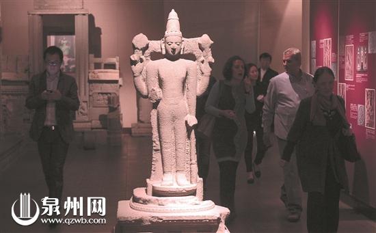 泉州大部分可移动文物收藏在博物馆及纪念馆中,图为泉州海交馆内的文物。