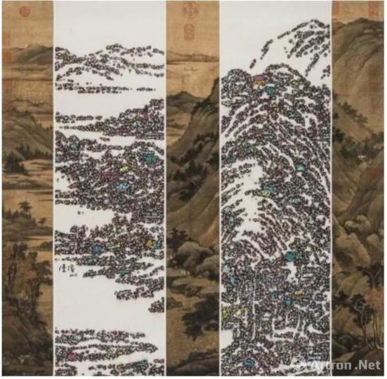 陈俊 | 经典 今典NO.6宣纸 水墨 丙烯 矿物色 | 115×110cm | 2015年