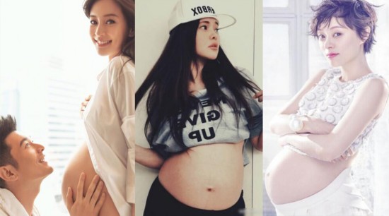angelababy孙俪李嘉欣李小璐姚晨 女星孕肚照谁最美?