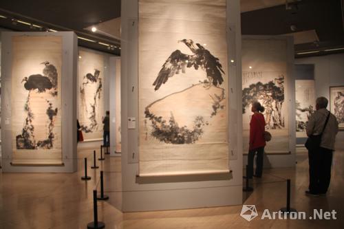 2017年书画展览纪念潘天寿诞辰120周年大展开幕一味霸悍与强其骨