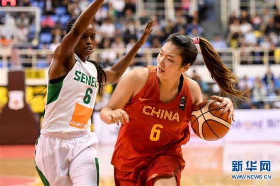中塞国际女篮对抗赛:中国胜塞内加尔