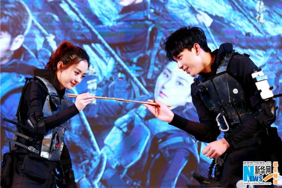 吴亦凡赵丽颖探秘《七十二层奇楼》 赵丽颖化