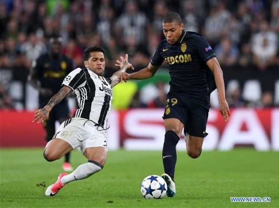 (SP)ITALY-TURIN-SOCCER-UCL-JUVENTUS VS MONACO