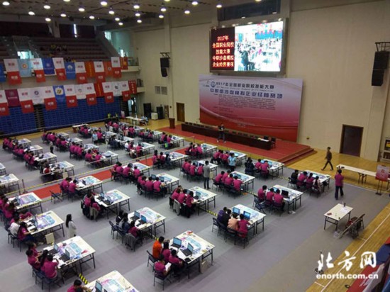 全国职业技能大赛中职沙盘模拟企业经营赛开赛