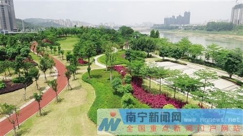 年底邕江新添两座“带状公园” 有望媲美“西湖十景”