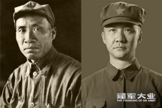 《建军大业》戏里戏外猛料足 刘烨朱亚文还原度高
