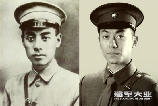 《建军大业》戏里戏外猛料足 刘烨朱亚文还原度高