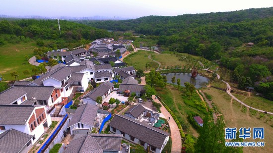 航拍南京不老村:文艺气息十足