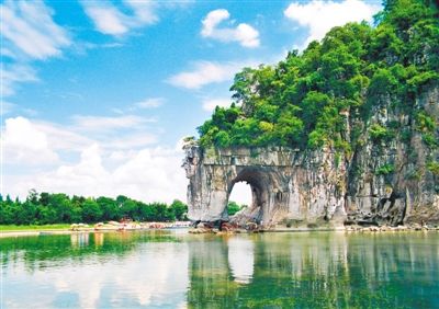 看不见象鼻山的桂林--人民网广西频道--人民网