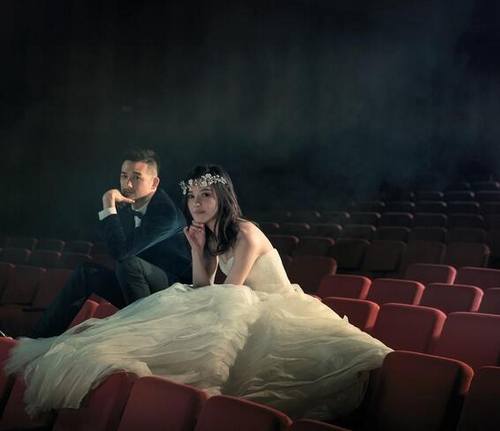 杨子姗吴中天婚纱照_杨子姗吴中天
