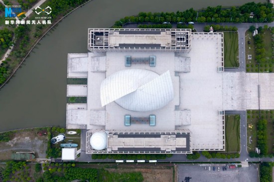滴水湖畔扬帆起航 航拍中国航海博物馆