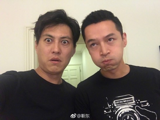 靳东胡歌表情CP再发糖!嘟嘴格式化身照片怎么把自拍做表情图片楼台图片