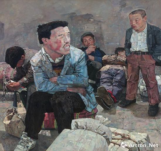 忻东旺 明天,多云转晴 布面 油画 150×160.5cm 1996年作 成交价:425.5万元