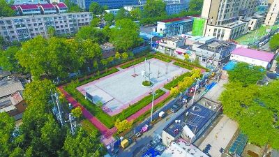 五塔寺社区:拆除群租大院建成文体公园