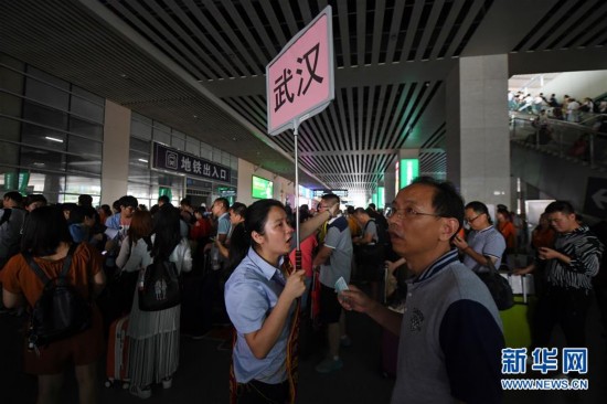 京广高铁长沙段受水害影响 部分列车停运