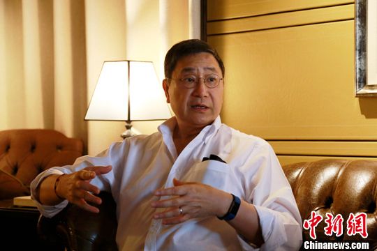 近日，台泥董事長張安平在台北接受記者採訪。<a target='_blank'  data-cke-saved-href='http://www.chinanews.com/' href='http://www.chinanews.com/'><p  align=