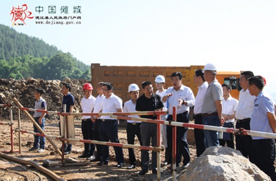 安徽盛运环保集团来德江考察调研