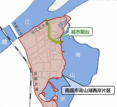 南昌青山湖西岸片区规划改造21条道路