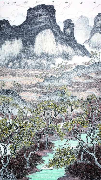 同见同行——蓝凡武秦旺才绘画作品展