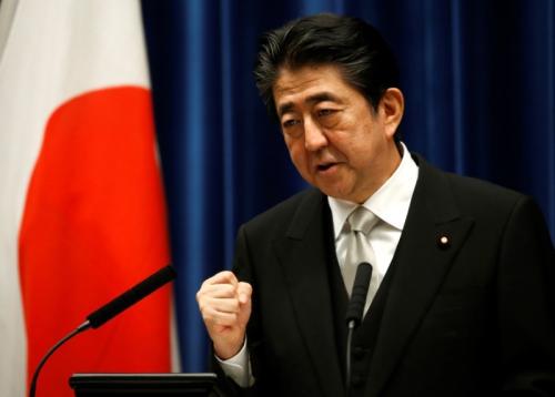 資料圖：日本首相安倍