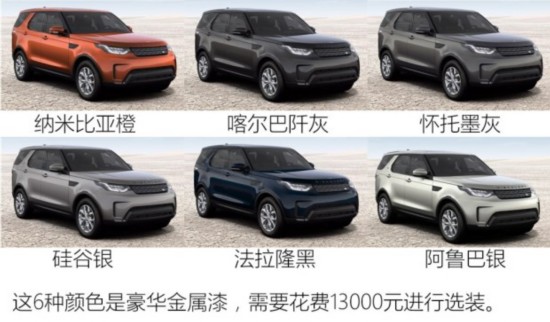路虎(进口) 发现 2017款 3.0 V6 HSE LUXURY