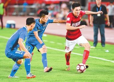 客场1∶2不敌恒大 建业联赛五轮不胜