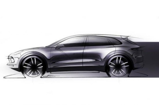 2018款保时捷卡宴设计草图发布 具Macan风格