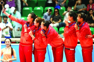 全运会横扫上海队 江苏女排首夺冠