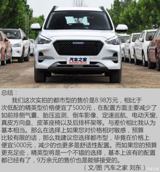 解读低配车 实拍哈弗m6 1.5t都市型【2】