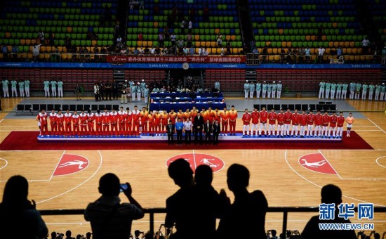 组图:全运会篮球男子18岁以下年龄组,广东队夺
