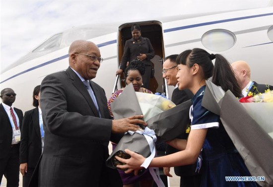(XIAMEN SUMMIT)CHINA-XIAMEN-BRICS-JACOB ZUMA-ARRIVAL (CN)
