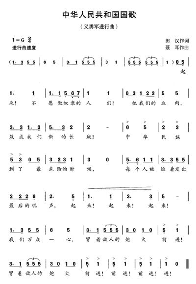 国歌简谱歌谱_美国国歌简谱歌谱