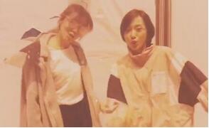 超有爱!闫妮与女儿跳舞 二人似姐妹共享欢乐