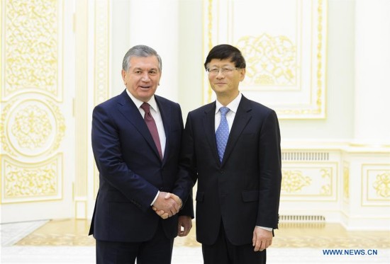 UZBEKISTAN-TASHKENT-CHINA-MENG JIANZHU-VISIT