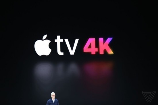 苹果发布4K Apple TV 电影院级别的体验(图)