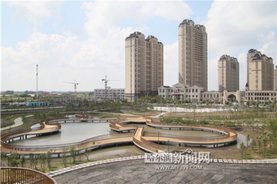 哈尔滨市14项城市路桥及广场绿地建设项目竣工