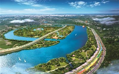 杭州西湖牵起萧山大花园