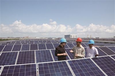 南通海门24家企业500居民用上光伏发电